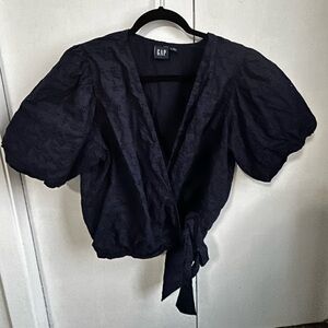 100% Cotton Old Navy Wrap Blouse